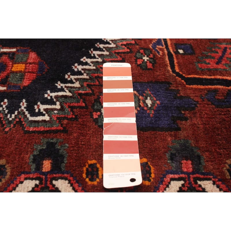 ECARPETGALLERY Hand-knotted Konya Anatolian Dark Red Wool Rug - 4'9 x 8'1
