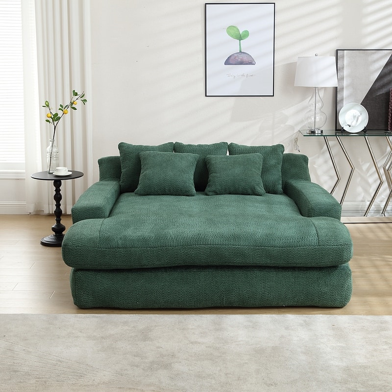 Comfy Sofa 2-seater Deep Seat Couch - Emerald