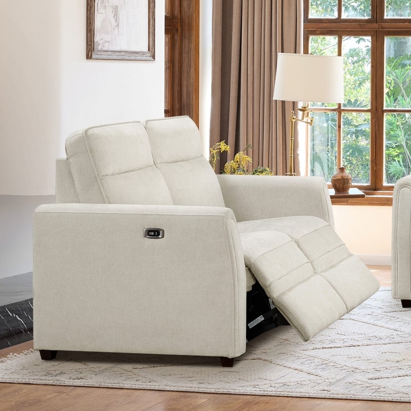 Spruce & Spring Katie Zero Wall Power Reclining Sofa Couch