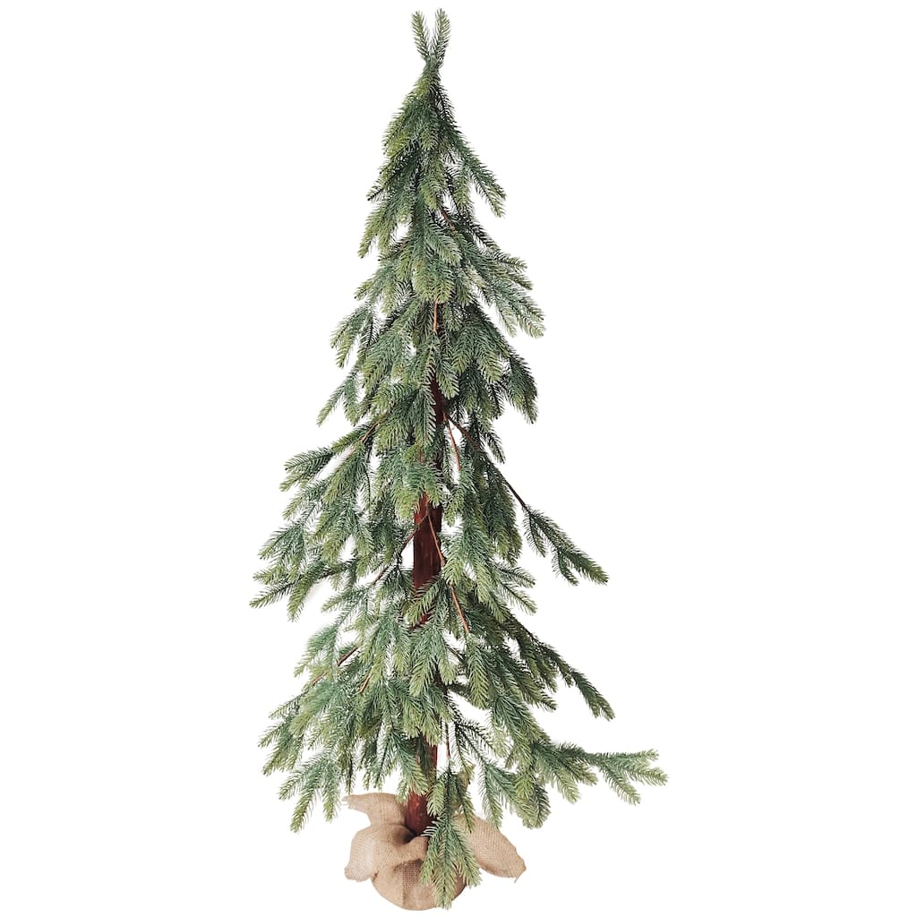 Artificial Downswept Pine Christmas Tree - 6' - 5'