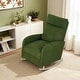 preview thumbnail 11 of 19, Set of 2 Rocking Chairs, Upholstered Nursery Glider Rocker, Recliner Armchair with Side Pocket for Living Room Bedroom