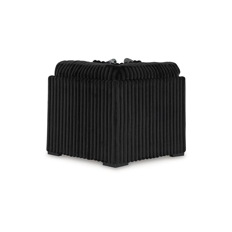 Signature Design by Ashley Midnight-Madness Black 5-Piece Sectional - 122" W x 122" D x 40" H