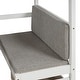 preview thumbnail 5 of 18, White Twin Size Solid Wood Loft Bed with Convertible Desk & Drawers