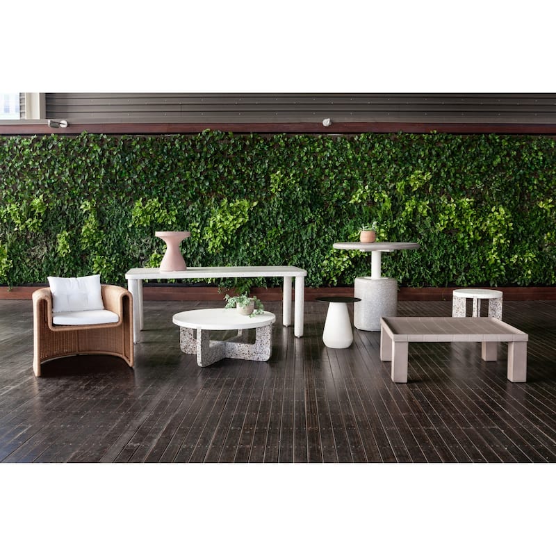 Tempe Woven Outdoor Chair-Vintage Natural - 32.0W x 32.0 x 32.0H