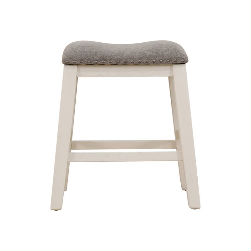 Oak Backless Seat Counter Stools