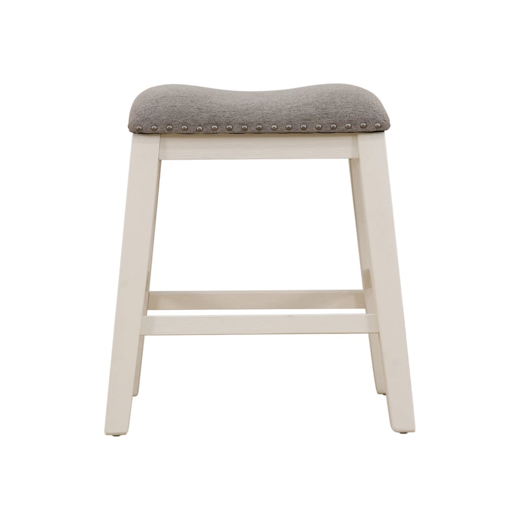 Oak Backless Seat Counter Stools