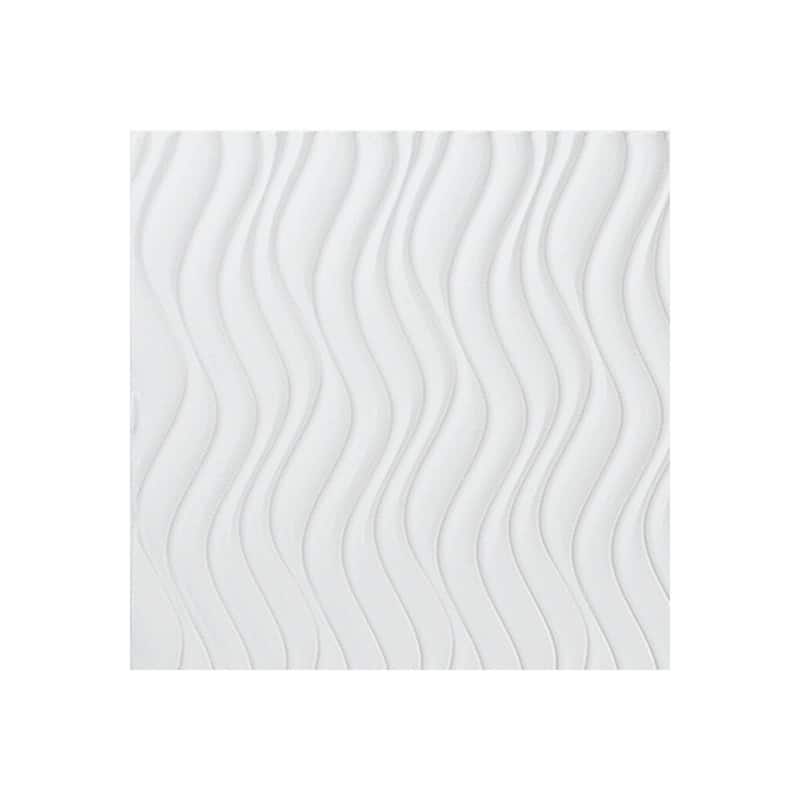 FASÄDE Current Vertical 4-foot x 8-foot PVC Wall Panel in Matte White - Sample