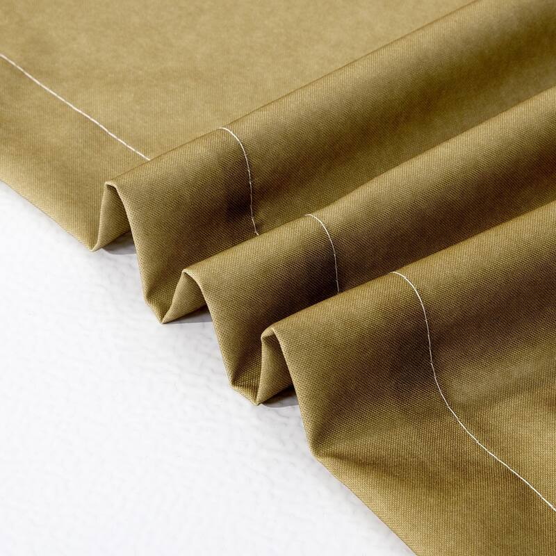 Set of Two 84" Gold Ombre Shades Window Panels - 84" x 76"