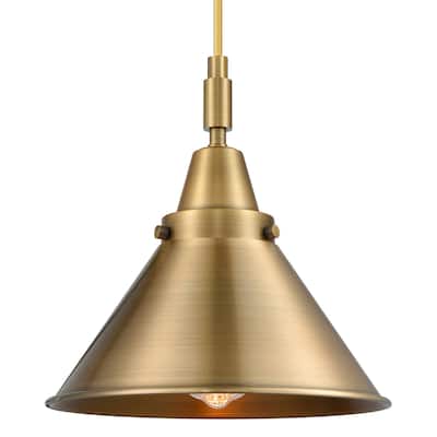 Innovations Lighting 447-1P-M10-BB Briarcliff 10" Wide Mini Pendant