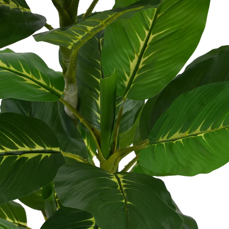 42" Artificial Dieffenbachia Plant With Pot