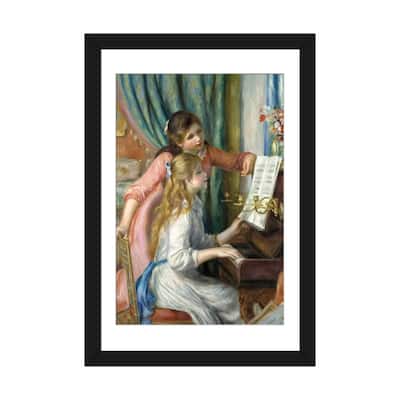 iCanvas "Two Young Girls At The Piano, 1892" by Pierre-Auguste Renoir