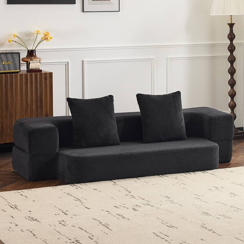 Luxury Sleeper Sofa Bed with Soft Cushion - Ultimate Comfort for Your Home
