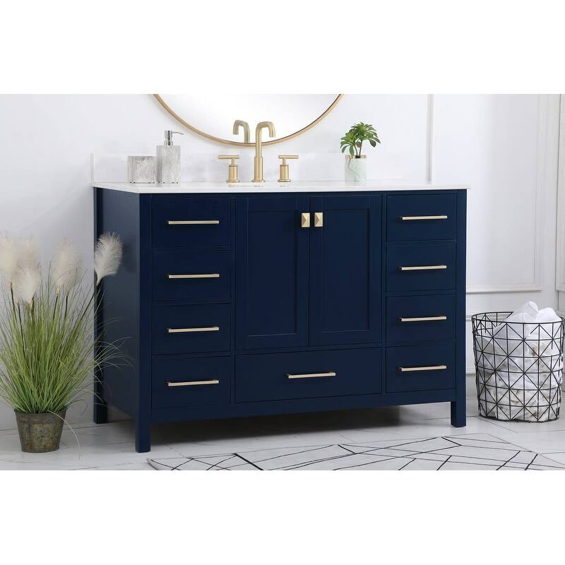 Elegant Lighting VF18848-BS Irene 48" Free Standing Single Basin