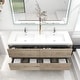 preview thumbnail 23 of 39, Selina 60" Wall Mounted Vanity with Double Sink