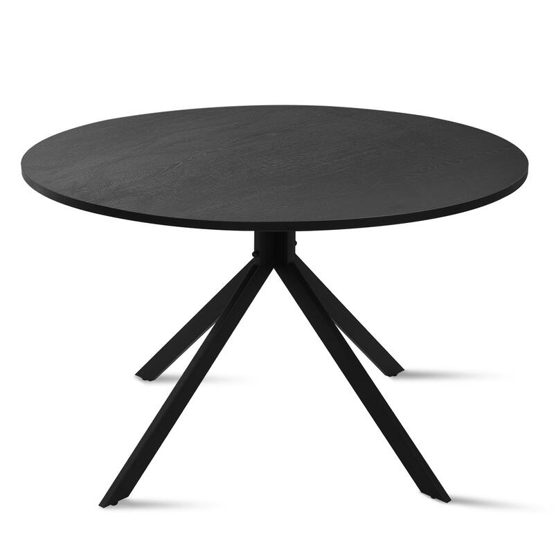 43" Round Dining Table - Black