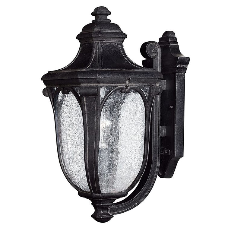 Hinkley Lighting 17.5" Height 1 Light Lantern Outdoor Wall Sconce from - Museum Black