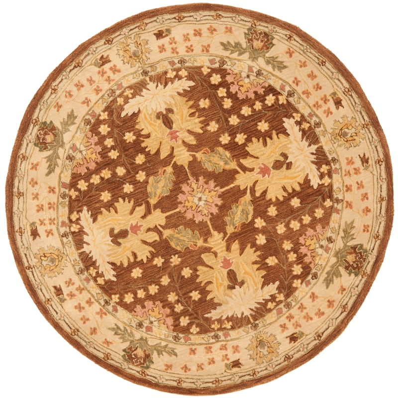 SAFAVIEH Handmade Anatolia Masami Traditional Oriental Hand-spun Wool Rug