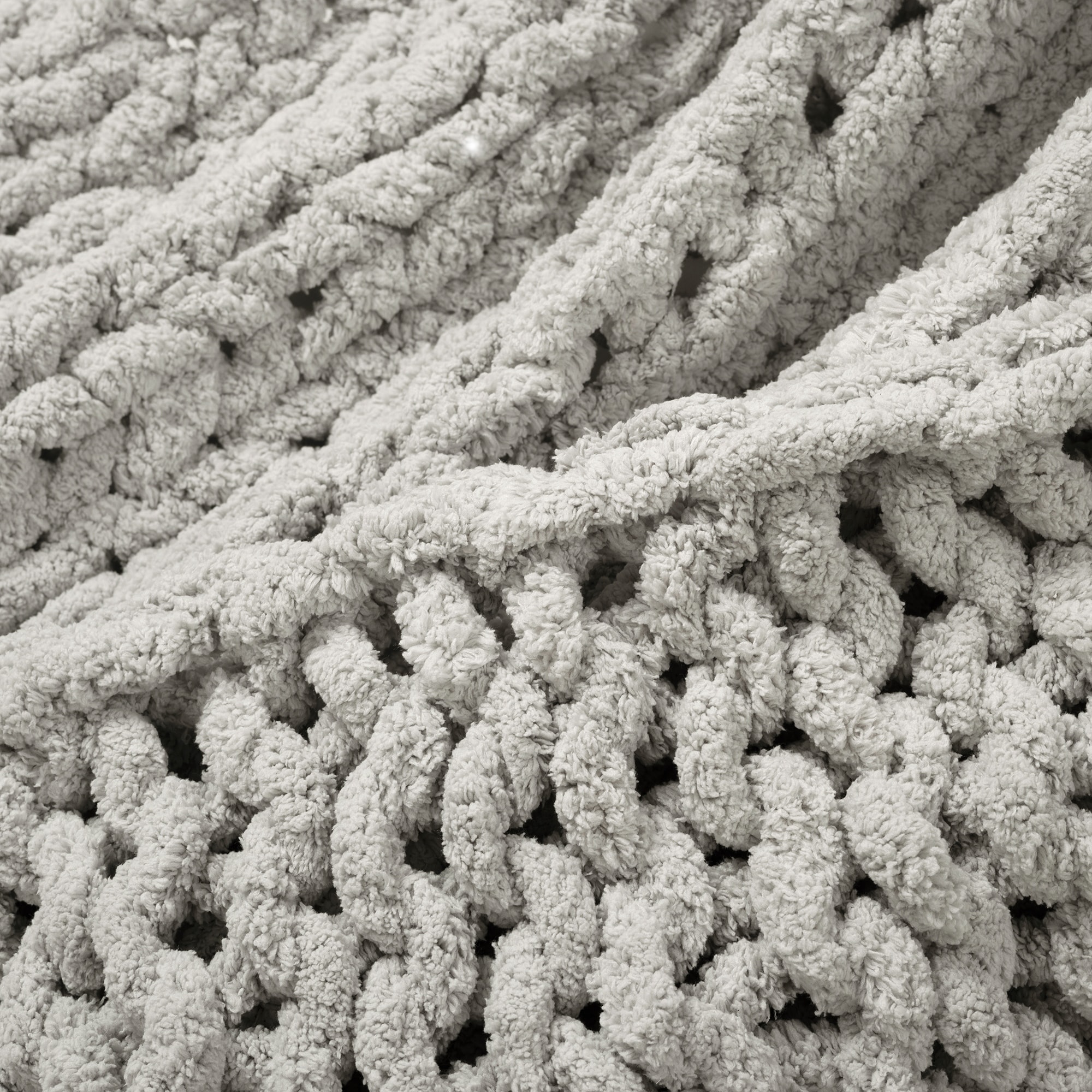 Lush Decor Hygge Ultra Soft Chunky Knit Chenille Throw Blanket-image