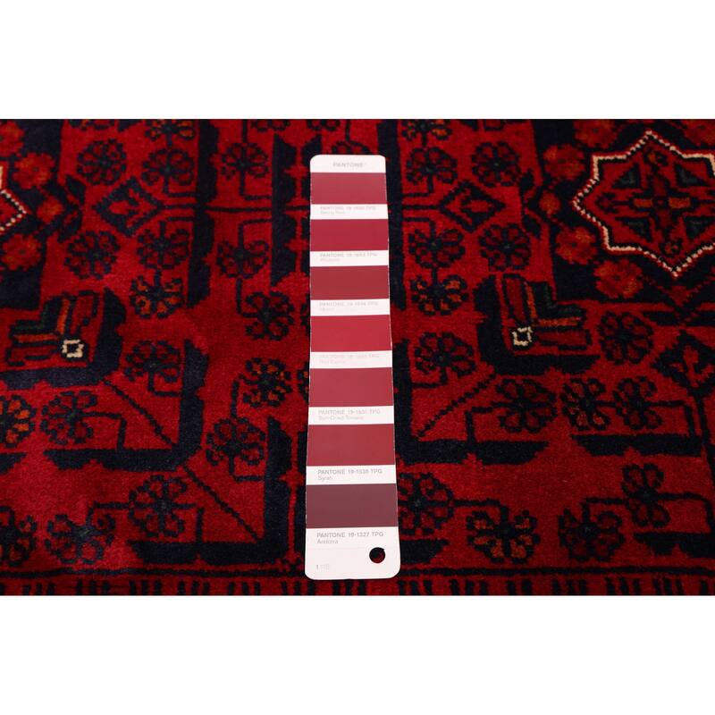 ECARPETGALLERY Hand-knotted Finest Khal Mohammadi Red Wool Rug - 6'8 x 10'1