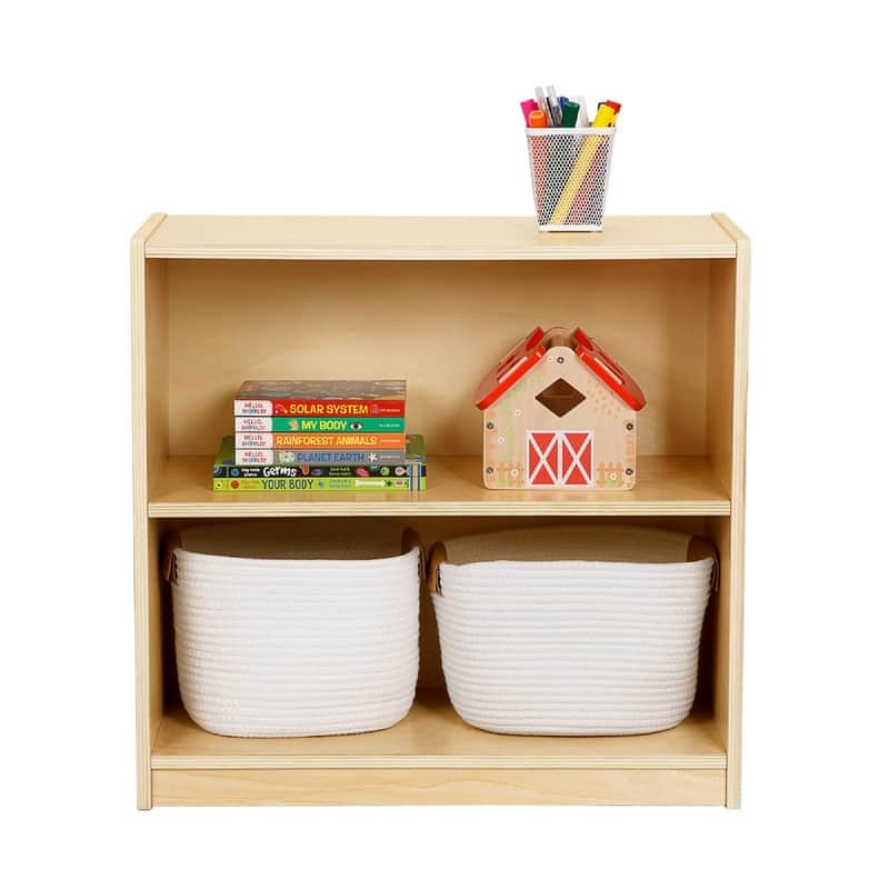 Kids Bookshelf and Toy Storage - 24.8"D x 11.6"W x 23.6"H