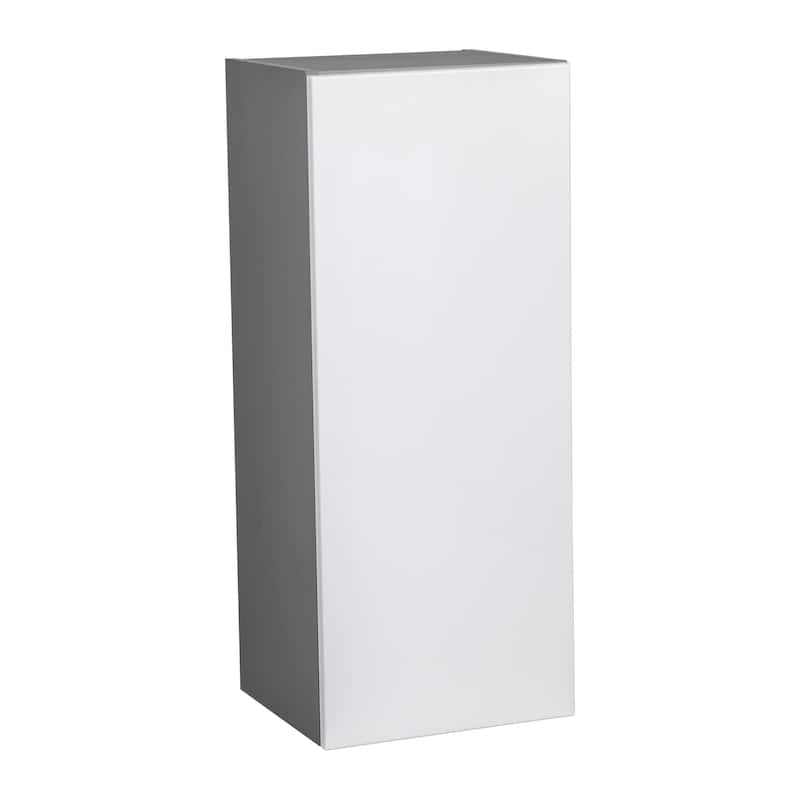 12" x 36" Wall Cabinet-Single Door-Grey - 12 x 36 x 12 - Off-White