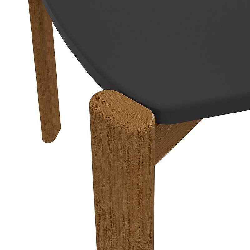 Manhattan Comfort Mid-Century Gales 70.87 Dining Table Set