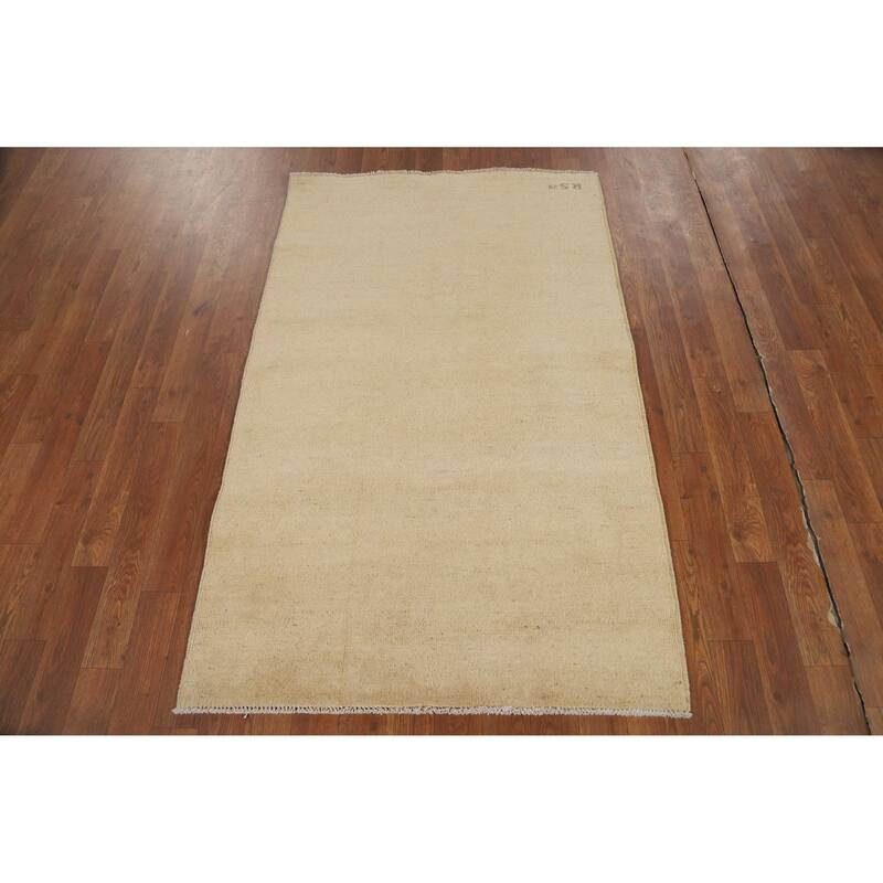 Modern Gabbeh Oriental Accent Rug Handmade Wool Carpet - 3'1" x 5'4"