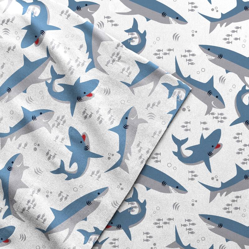 Dream Factory Sharks Sheet Set