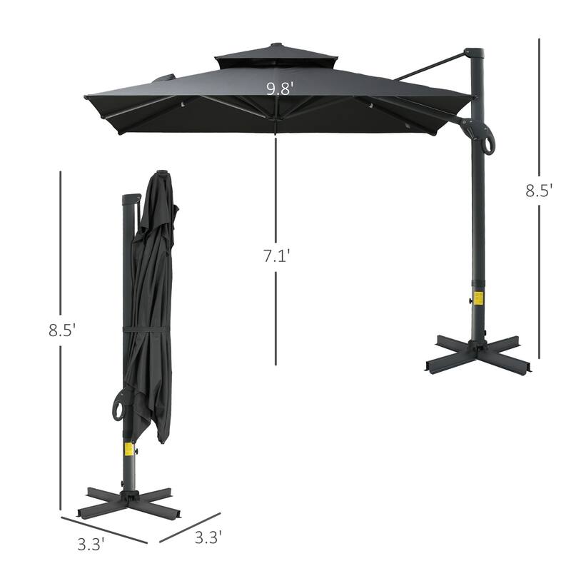 Versatile Offset Patio Umbrella for Outdoor Comfort and Functionality