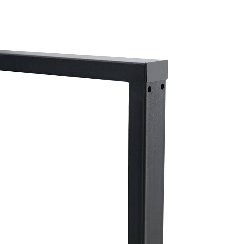 Rectangular Dining Table Set for 4, 55-Inch Wood Table with 4 Chairs, 5-Piece Modern Kitchen Table Set