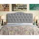preview thumbnail 3 of 10, Harriman Tufted Upholstered Standard Camelback Headboard