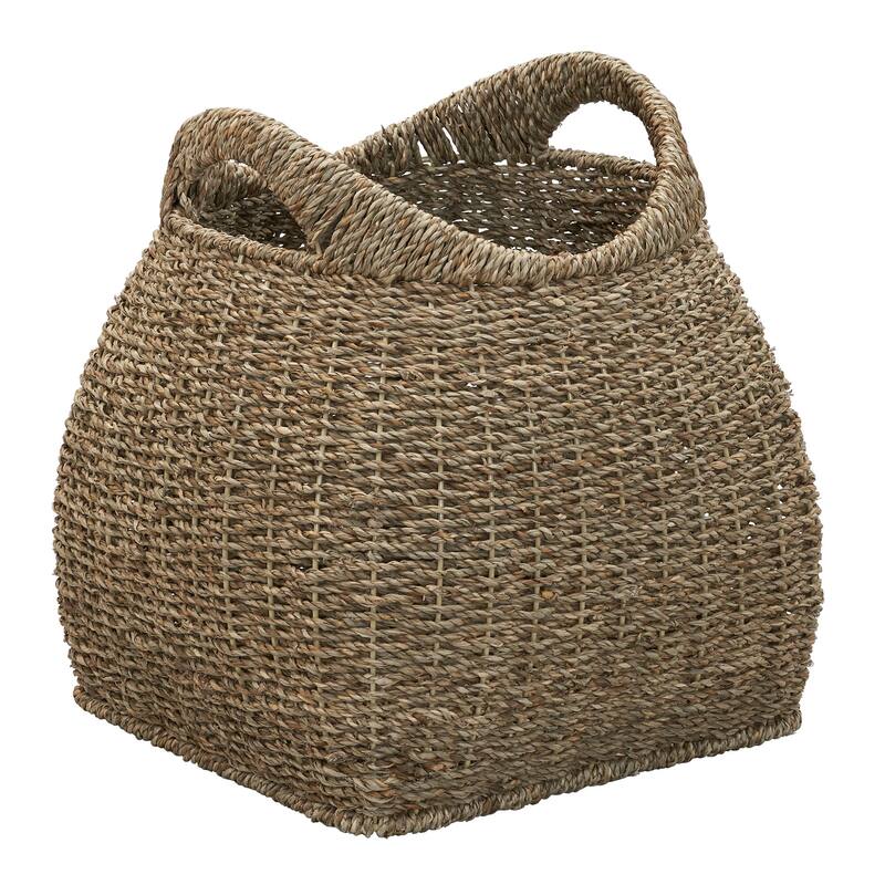 Household Essentials Paper Rope Basket with Handles