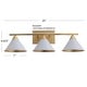 preview thumbnail 16 of 23, Caleb Metal Vanity, White/Gold by JONATHAN Y