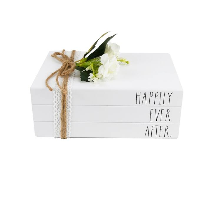 Rae Dunn Decorative Stacked Books