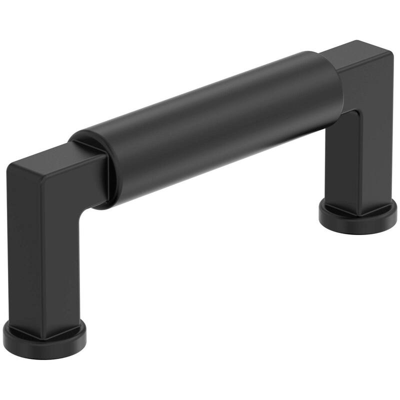 Amerock BP37482 Balon 3" Center to Center Smooth Handle Cabinet Pull - Matte Black