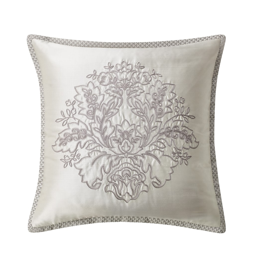 Waterford Ameline 18" x 18" Embroidered Pillow