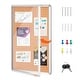 preview thumbnail 5 of 67, White/Enclosed/Large Cork Board Monthly Calendar Whiteboard & Cork Board Combo 36"x24" - Enclosed Cork Board