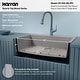 preview thumbnail 40 of 59, Karran QT-812 Top Mount 33 in. Large Single Bowl Quartz Kitchen Sink Kit