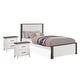 preview thumbnail 6 of 6, Furniture of America Urna Modern White 3-Piece Kids Platform Wooden Bedroom Set