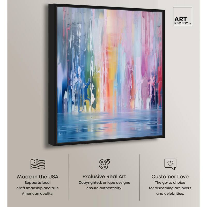 Painted Streams Canvas by Art Remedy