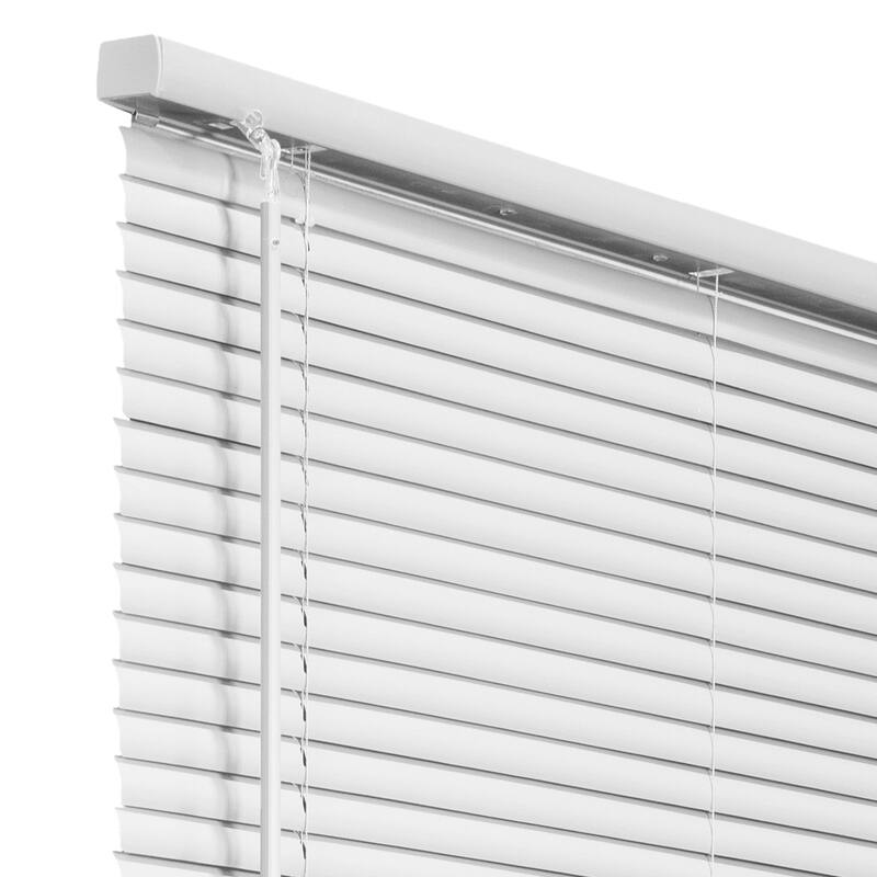 CHICOLOGY Cordless 1-Inch Vinyl Mini Blinds, Blackout