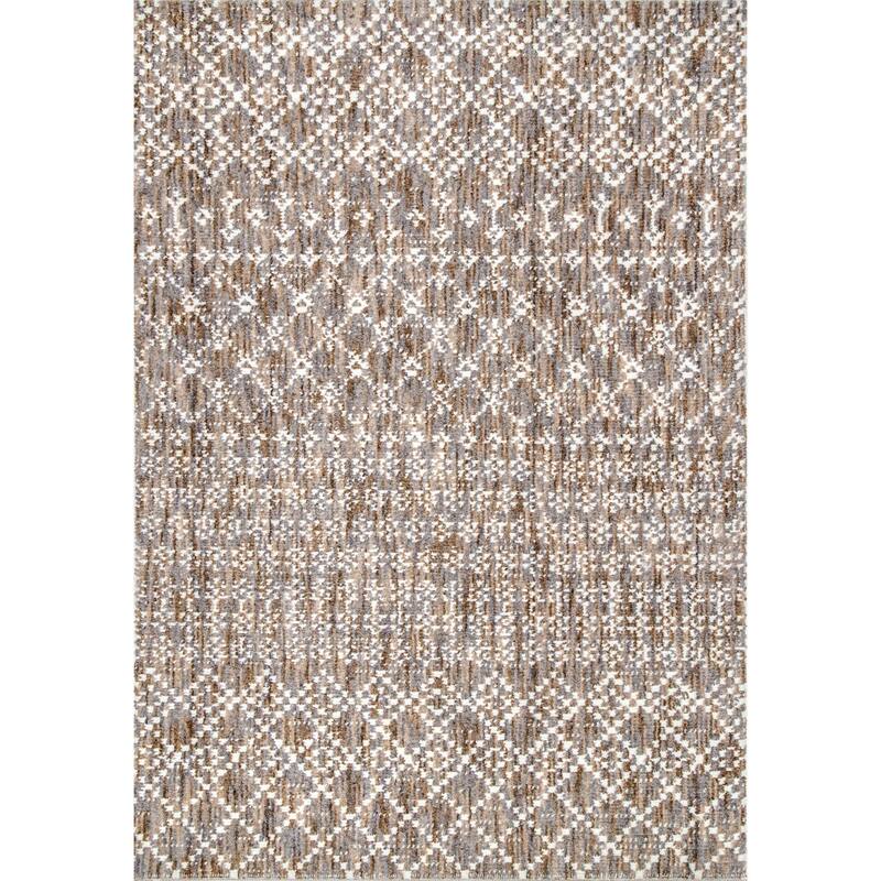 Nuloom Contemporary Modern Mayen Geo Trellis Area Rug