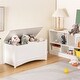 preview thumbnail 2 of 8, Gymax Kids Toy Box Large Wooden Flip-Top Storage Chest Organizer Bench
