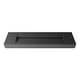 preview thumbnail 32 of 157, Pyramid Solid Surface Wall-Mounted Bathroom Sink 72" No Faucet Hole - Grey