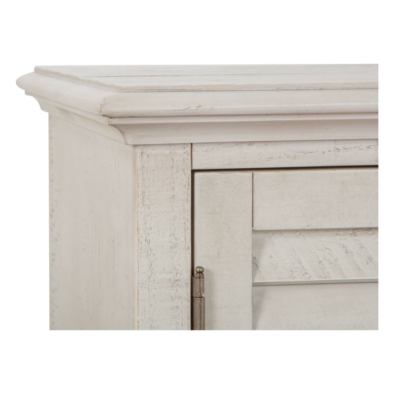 Magnussen Home Newport Alabaster Large Console - 83"W x 18"D x 32"H