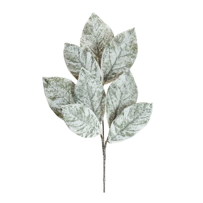 Set of 6 Magnolia Leaf Artificial Sprays 32.5"