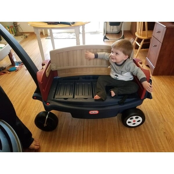 little tikes deluxe ride and relax wagon