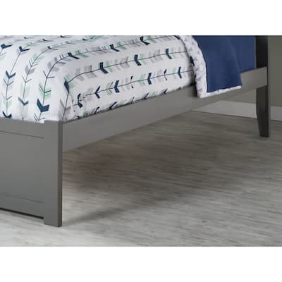 AFI Orlando Platform Bed with Footboard & Twin XL Trundle