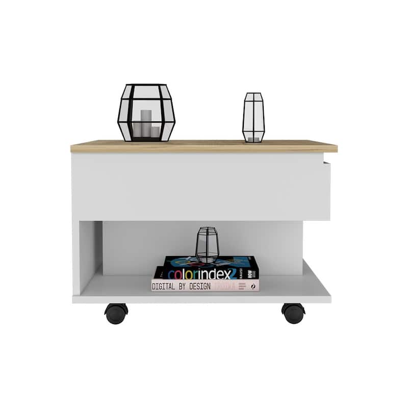 Living Room Storage Table With Pulley