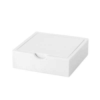 Abbott Mirror Storage - White